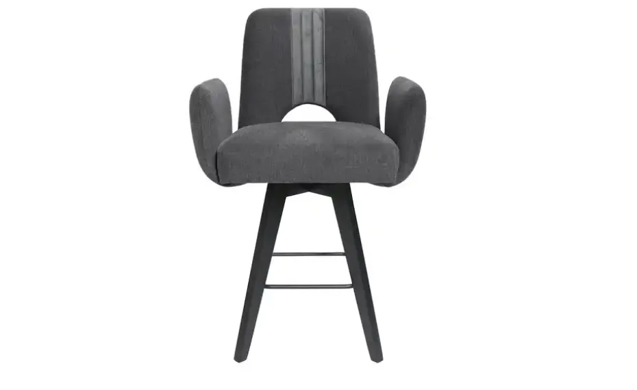 Gray & Jones Tresensessel Black Coast One | Anthrazit, Armlehne, Drehfunktion