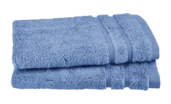 Gästetuch (30 x 50cm), 2er-Set Blau Kuschel Wuschel
