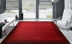 Handgeknüpfter Naturteppich Vinciano Tami | 70x140 cm, Rot