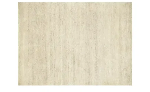 Handgeknüpfter Naturteppich Davina Uni | 70x140 cm
