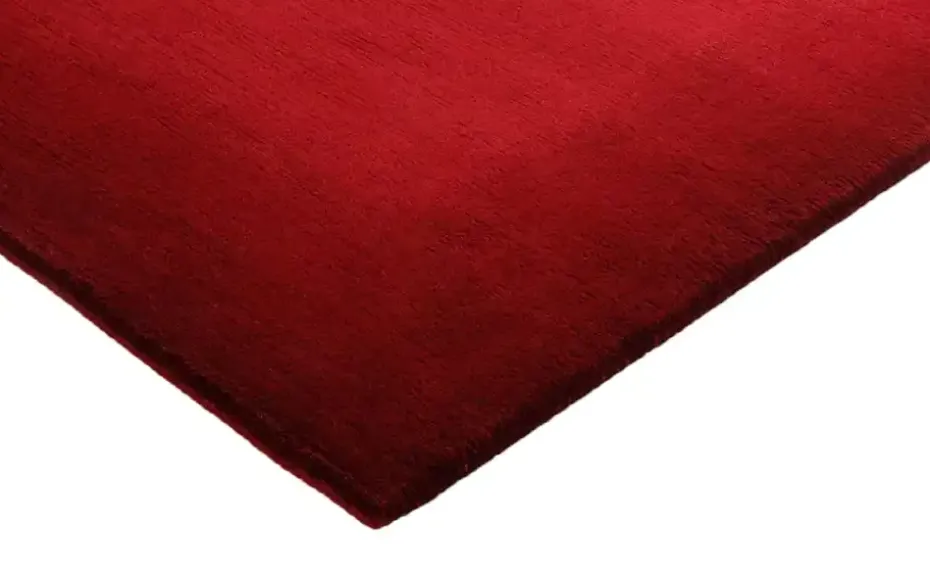 Handgeknüpfter Naturteppich Vinciano Tami | 200x250 cm, Dunkelrot