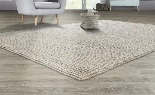 Handgewebter Naturteppich Ruhpolding | Creme, 130x190 cm