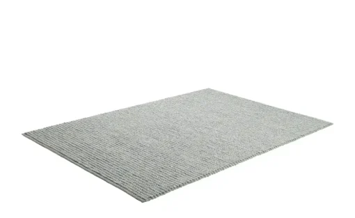 Handgewebter Naturteppich Ruhpolding | Grau, 130x190 cm