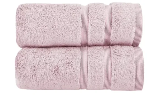 Handtuch (50 x 100cm), 2er-Set Altrosa Kuschel Wuschel