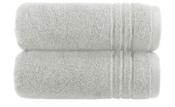 Handtuch (50 x 100cm), 2er-Set Hellgrau Soft Cotton