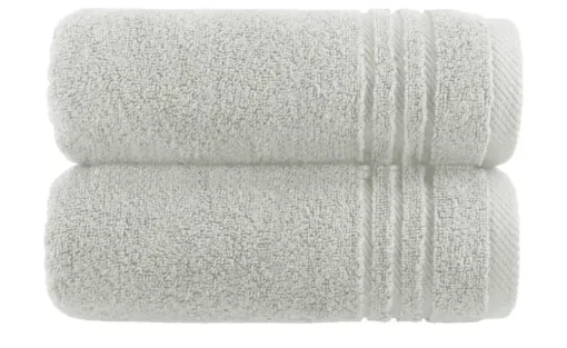 Handtuch (50 x 100cm), 2er-Set Hellgrau Soft Cotton