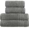 Handtuch-Set Anthrazit, 4-teilig Soft Cotton | Höffner
