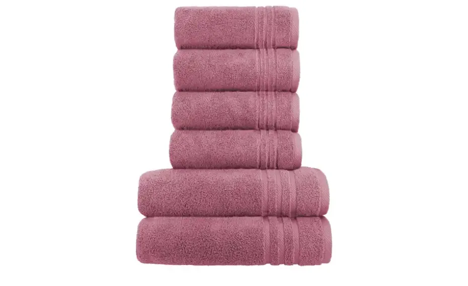 Handtuch-Set Beere, 6-teilig Soft Cotton | Höffner