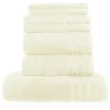 Handtuch-Set Creme, 7-teilig Soft Cotton | Höffner