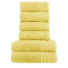 Handtuch-Set Gelb, 6-teilig Soft Cotton | Möbel Höffner