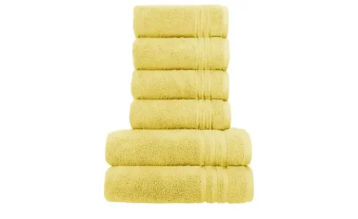 Handtuch-Set Gelb, 6-teilig Soft Cotton | Möbel Höffner