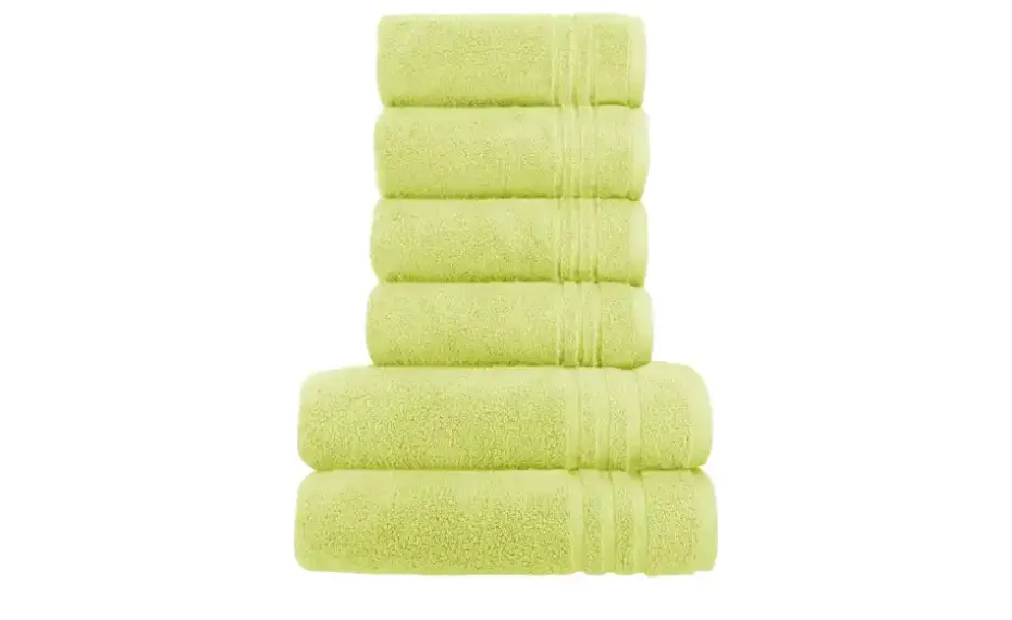 Handtuch-Set Grün, 6-teilig Soft Cotton | Möbel Höffner