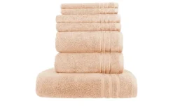 Handtuch-Set Hellorange, 7-teilig Soft Cotton | Höffner