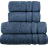 Handtuch-Set Marineblau, 4-teilig  Kuschel Wuschel