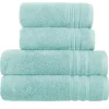 Handtuch-Set Türkis, 4-teilig Soft Cotton | Höffner