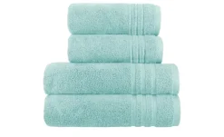 Handtuch-Set Türkis, 4-teilig Soft Cotton | Höffner