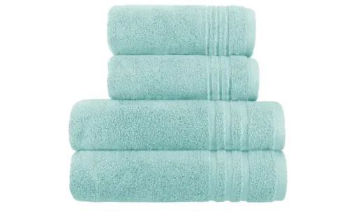 Handtuch-Set Türkis, 4-teilig Soft Cotton | Höffner