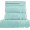 Handtuch-Set Türkis, 5-teilig  Soft Cotton | Höffner
