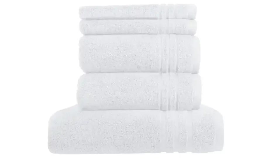 Handtuch-Set Weiß, 5-teilig Soft Cotton | Möbel Höffner