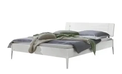 HASENA Massivbettgestell Buche Busseto | 140 cm, Weiß