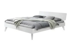HASENA Massivholz-Bettgestell Ancona | Buche, Weiß, 140 cm