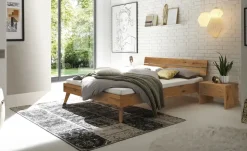 HASENA Massivholz-Bettgestell Ortona | Wildeiche, 140 cm
