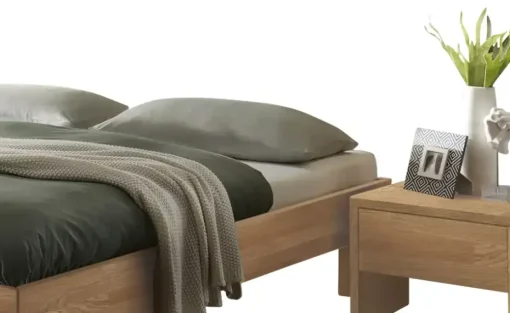 HASENA Massivholz-Bettgestell Rapallo | Eiche, 140 cm