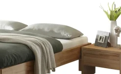 HASENA Massivholz-Bettgestell Rapallo | Kernbuche, 140 cm