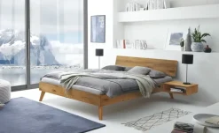 HASENA Massivholz-Bettgestell Ancona | Wildeiche, 140 cm