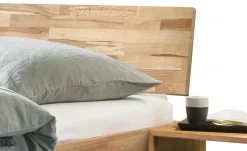 HASENA Massivholz-Bettgestell Asti | Kernbuche, Anthrazit, 140 cm