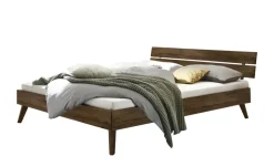 HASENA Massivholz-Bettgestell Ortona | Nussbaum, 140 cm