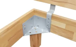 HASENA Massivholz-Bettgestell Forti | 140 cm, Kernbuche