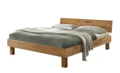 HASENA Massivholz-Bettgestell Forti | 140 cm, Wildeiche