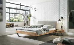 HASENA Massivholz-Bettgestell Pietro | 140 cm, 36 cm