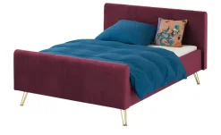 HASENA Polsterbettbestell Combia | Burgund, 140 cm