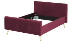 HASENA Polsterbettbestell Combia | Burgund, 140 cm