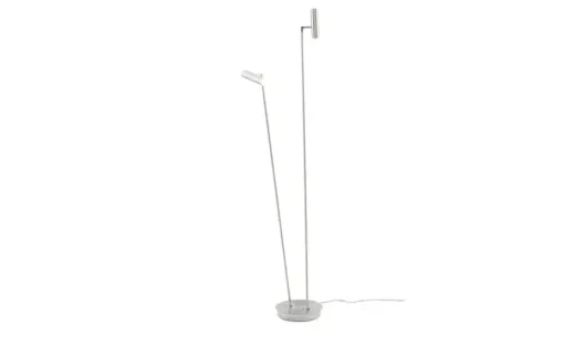 HELL-höllisch gutes Licht LED-Stehleuchte, 2-flammig, Nickel-matt | silberfarben, matt