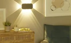 HELL-höllisch gutes Licht LED-Außenwandleuchte, Aluminium