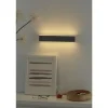 HELL-höllisch gutes Licht LED-Wandleuchte, anthrazit, up & down  | Schwarz, matt