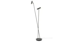 HELL-höllisch gutes Licht LED-Stehleuchte, 2-flammig, bronzefarben | bronzefarben, matt