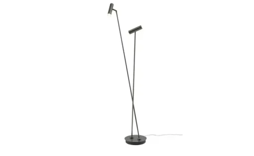 HELL-höllisch gutes Licht LED-Stehleuchte, 2-flammig, bronzefarben | bronzefarben, matt