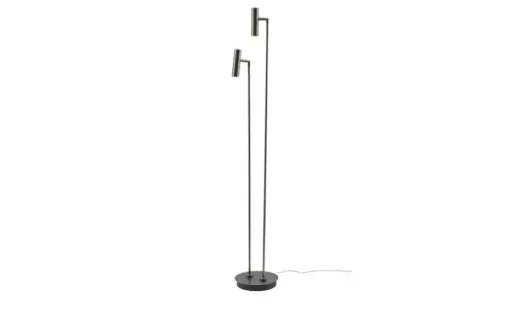 HELL-höllisch gutes Licht LED-Stehleuchte, 2-flammig, bronzefarben | bronzefarben, matt