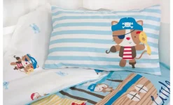 Herding Bettwäsche-Set Kleiner Pirat blau | Höffner