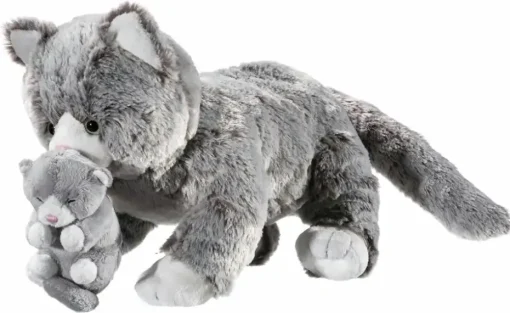 Heunec Plüschtier Katze mit Baby | Möbel Höffner