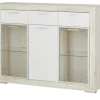 Highboard Fiesta | Eiche (Nachbildung), Weiß | Höffner