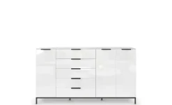Highboard Flipp | Graphit, Weiß, Eiche Artisan (Nachbildung)