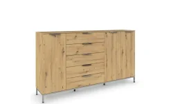 Highboard Frome | Eiche Artisan (Nachbildung), Eiche Artisan (Nachbildung)