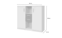 Highboard Joker | Weiß, Graphit | Möbel Höffner