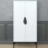 Highboard Merlin | Weiß, Schwarz | Möbel Höffner