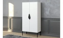 Highboard Merlin | Weiß, Schwarz | Möbel Höffner